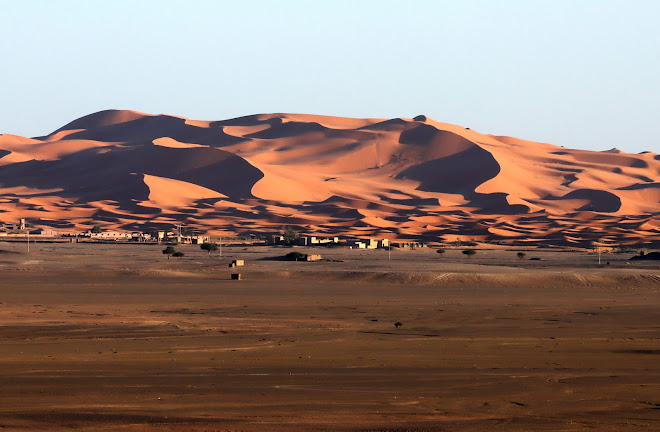 Overnight in a desert camp